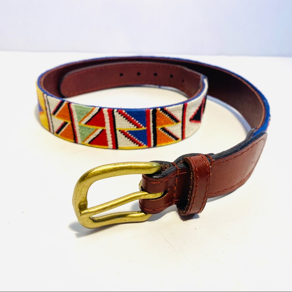 Smathers & Branson 28 Needlepoint Belt